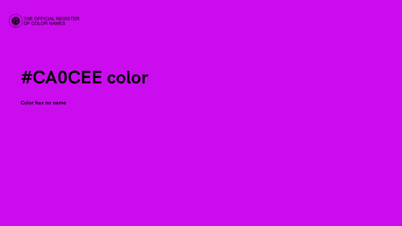 #CA0CEE color image