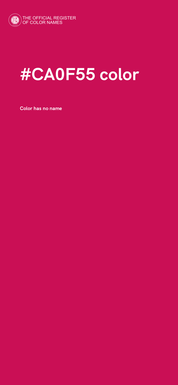 #CA0F55 color image