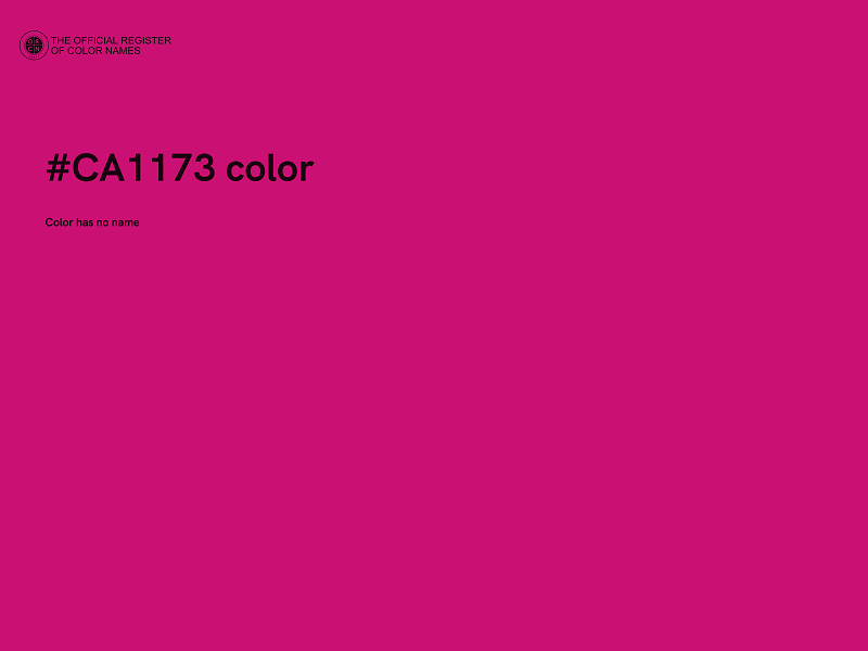 #CA1173 color image