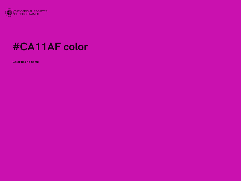 #CA11AF color image