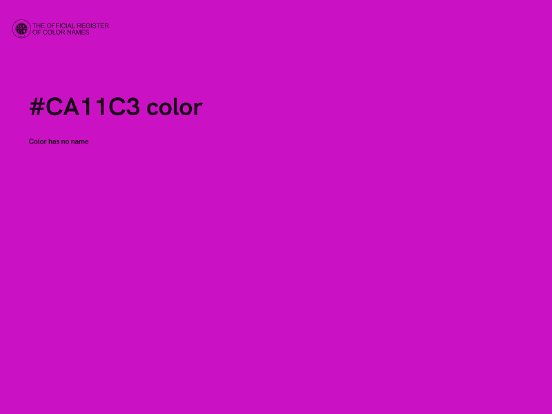 #CA11C3 color image