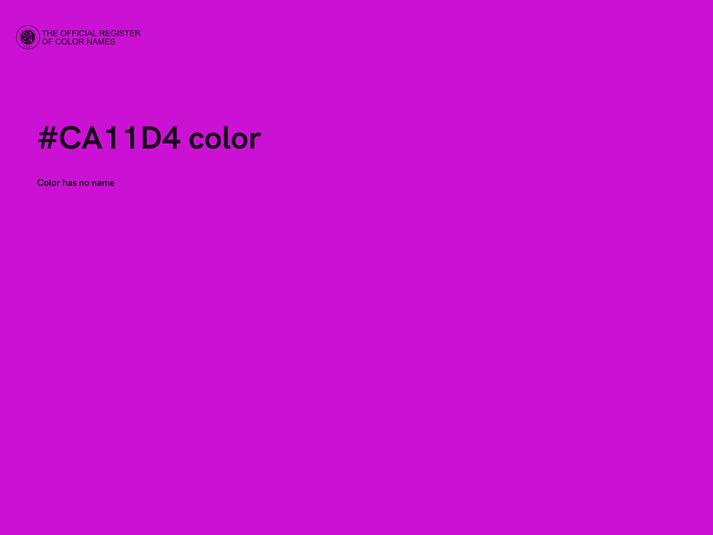 #CA11D4 color image