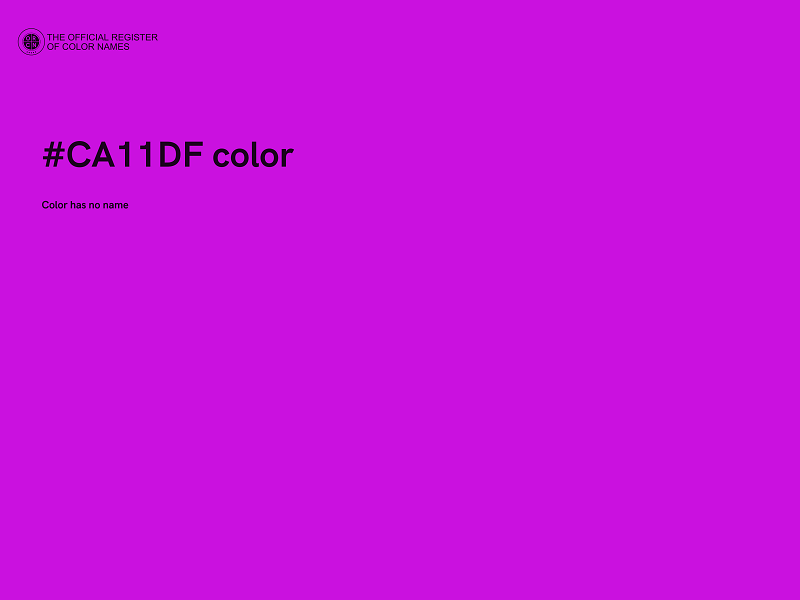 #CA11DF color image