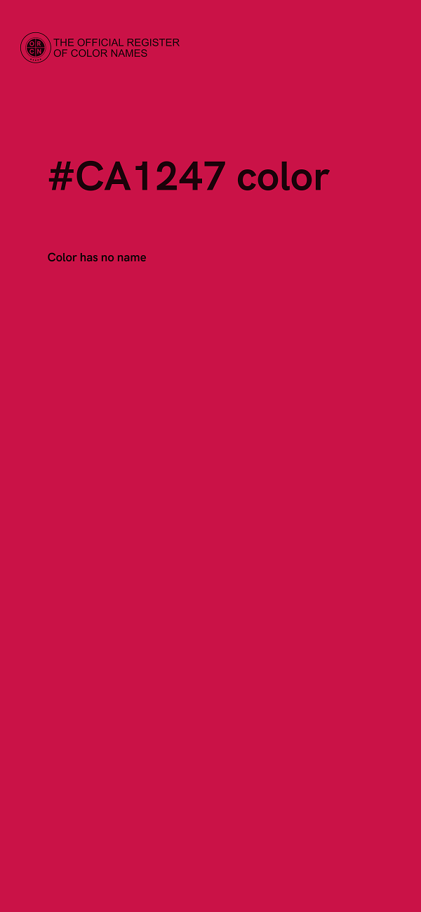 #CA1247 color image