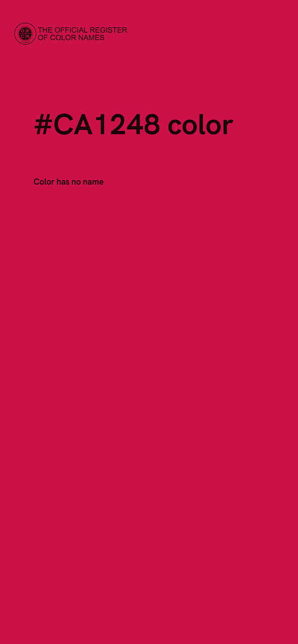#CA1248 color image