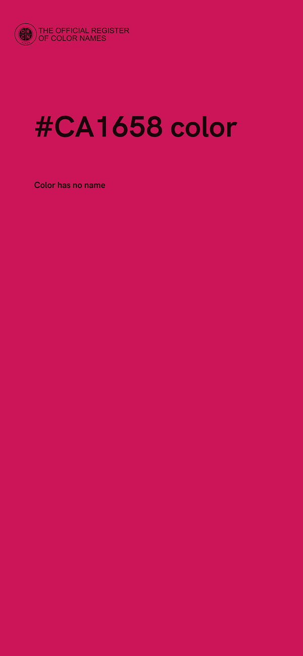 #CA1658 color image