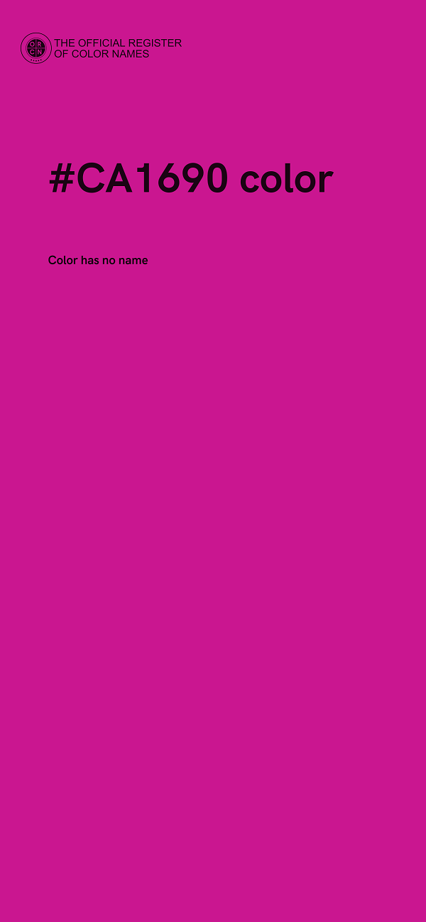 #CA1690 color image