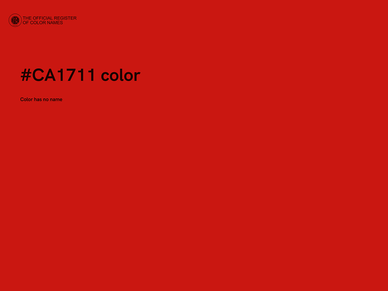 #CA1711 color image