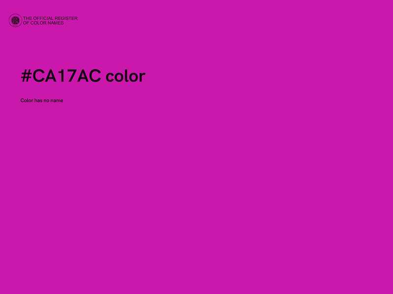 #CA17AC color image