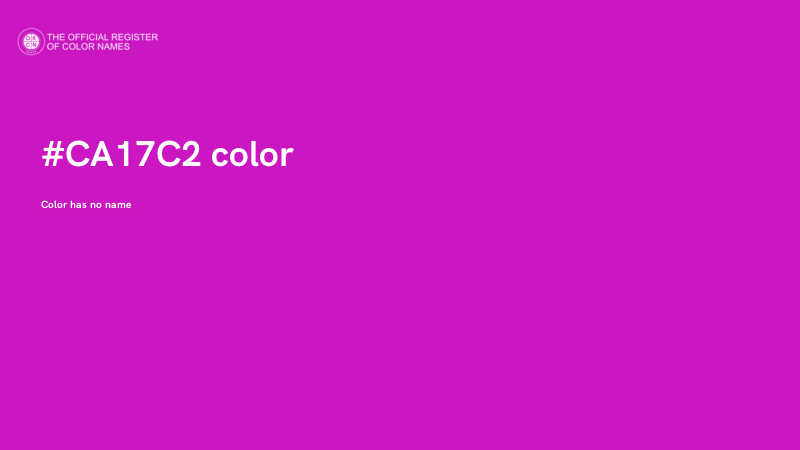 #CA17C2 color image