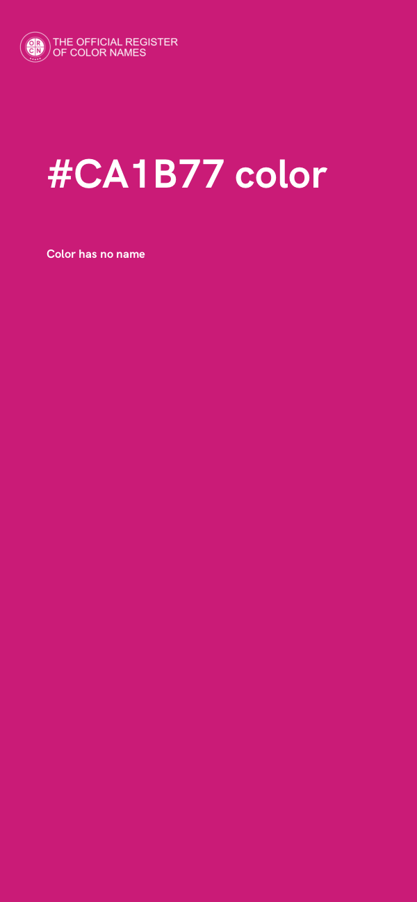 #CA1B77 color image