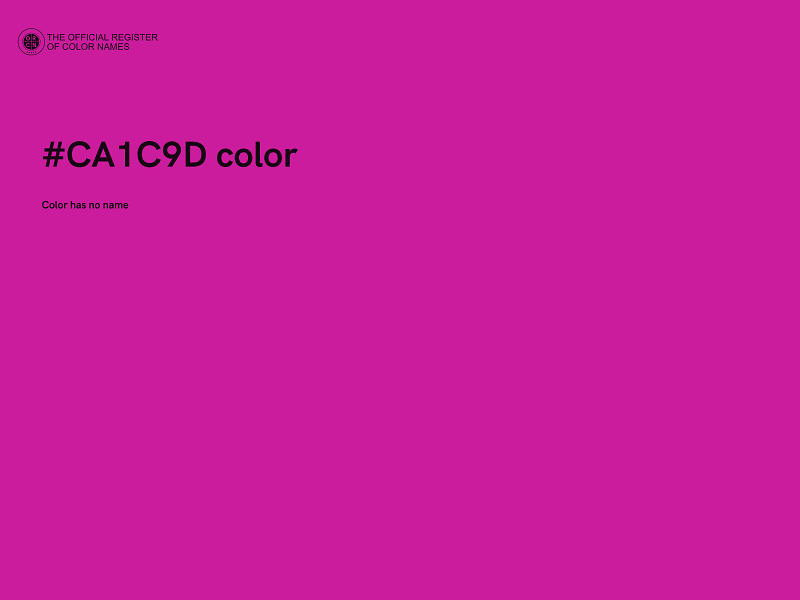 #CA1C9D color image