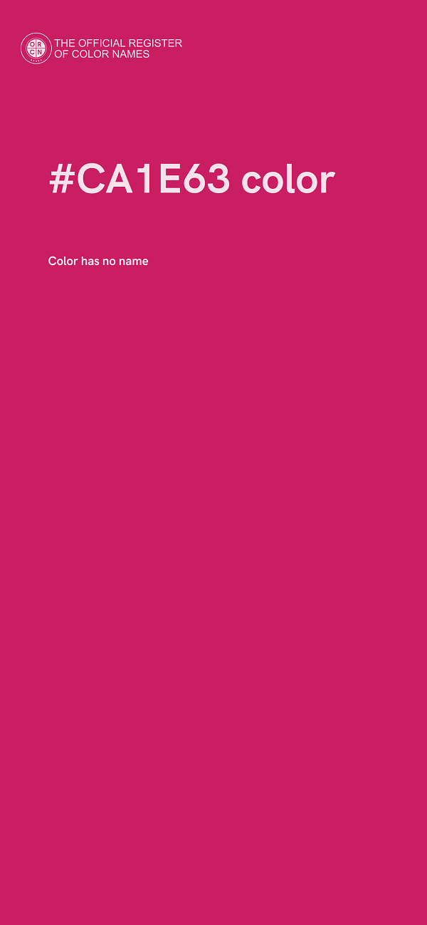 #CA1E63 color image