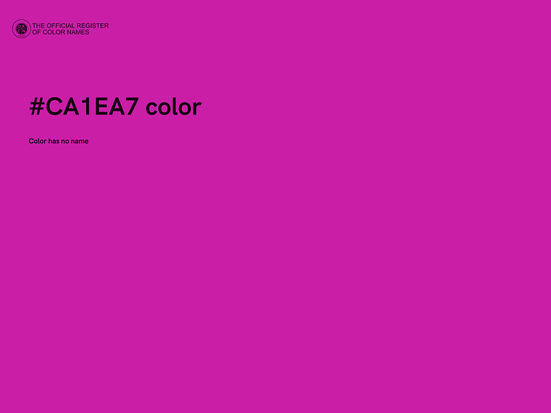 #CA1EA7 color image