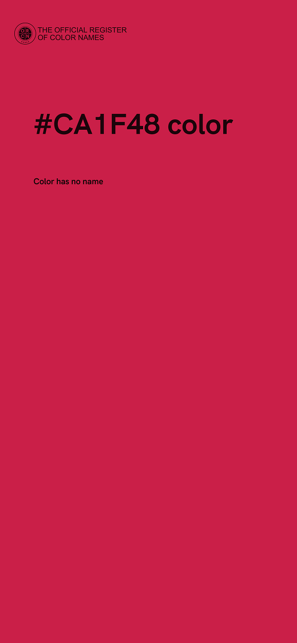 #CA1F48 color image