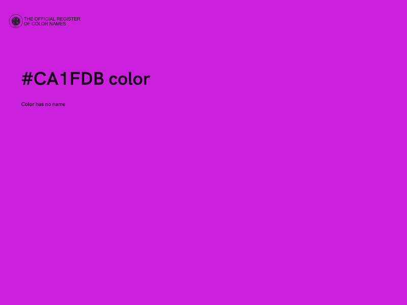 #CA1FDB color image
