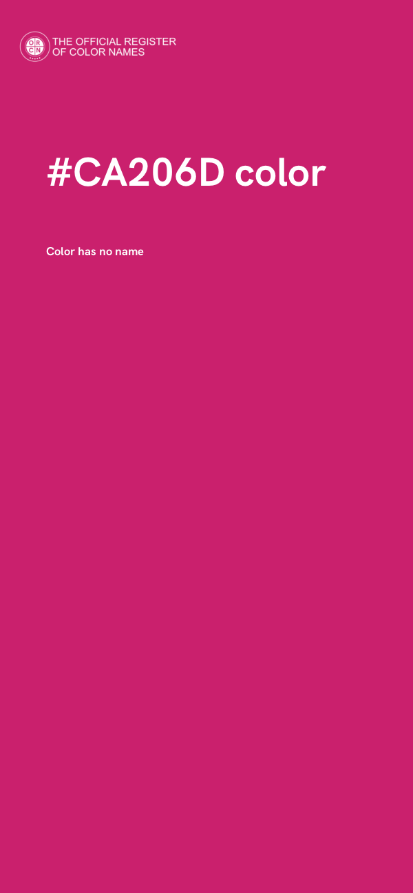 #CA206D color image