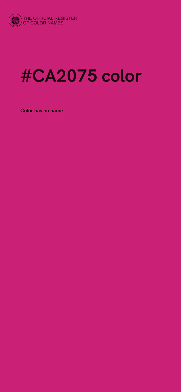 #CA2075 color image