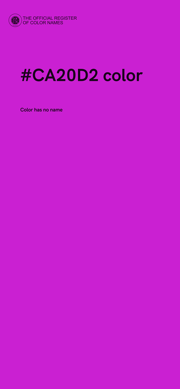 #CA20D2 color image