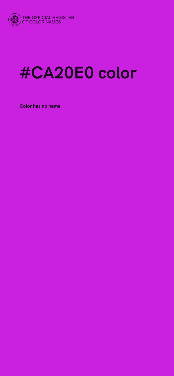 #CA20E0 color image