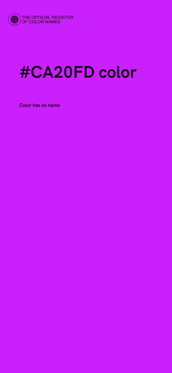 #CA20FD color image