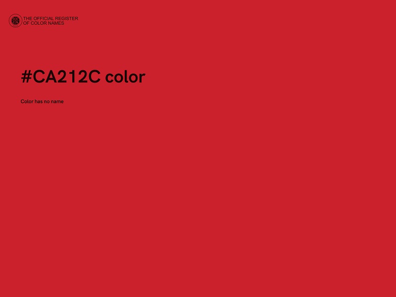 #CA212C color image