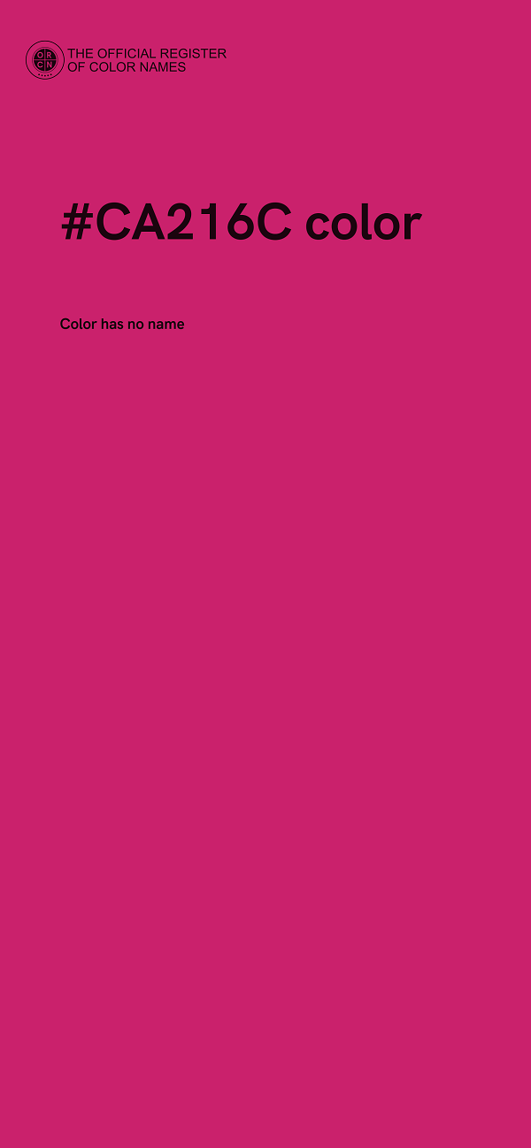 #CA216C color image