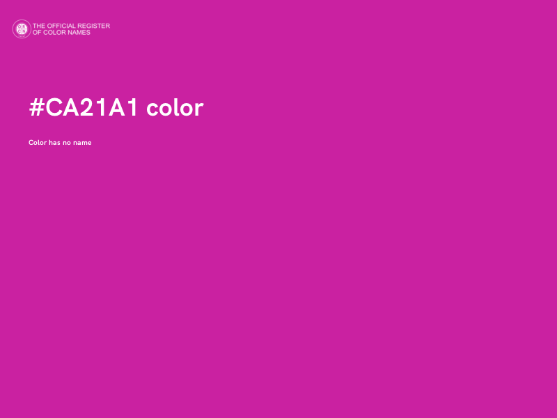 #CA21A1 color image