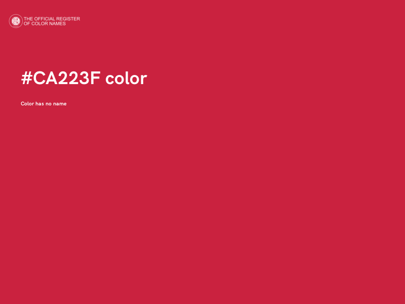 #CA223F color image