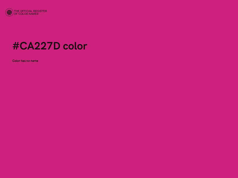 #CA227D color image