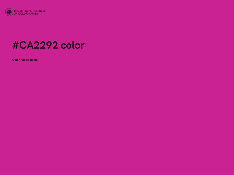 #CA2292 color image