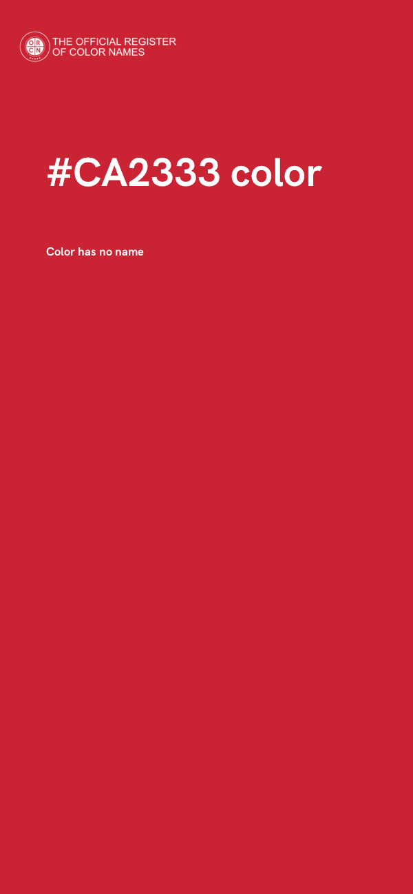 #CA2333 color image