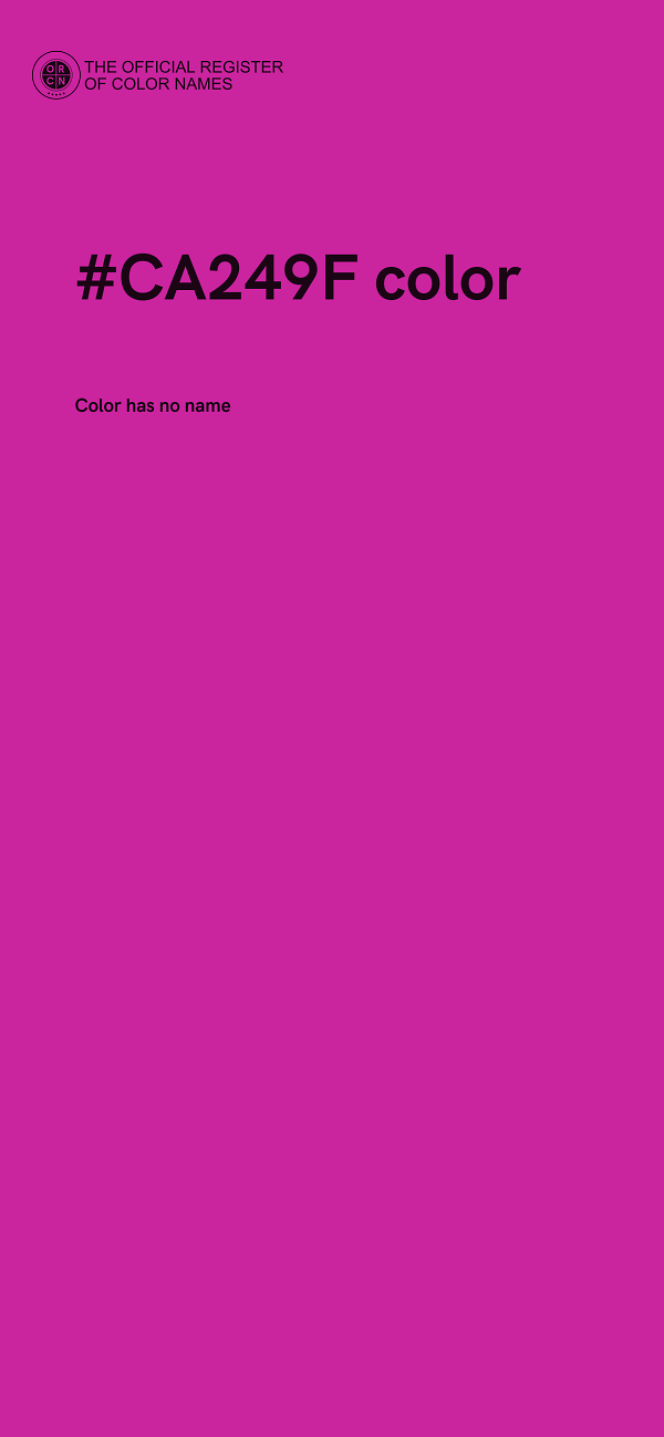#CA249F color image
