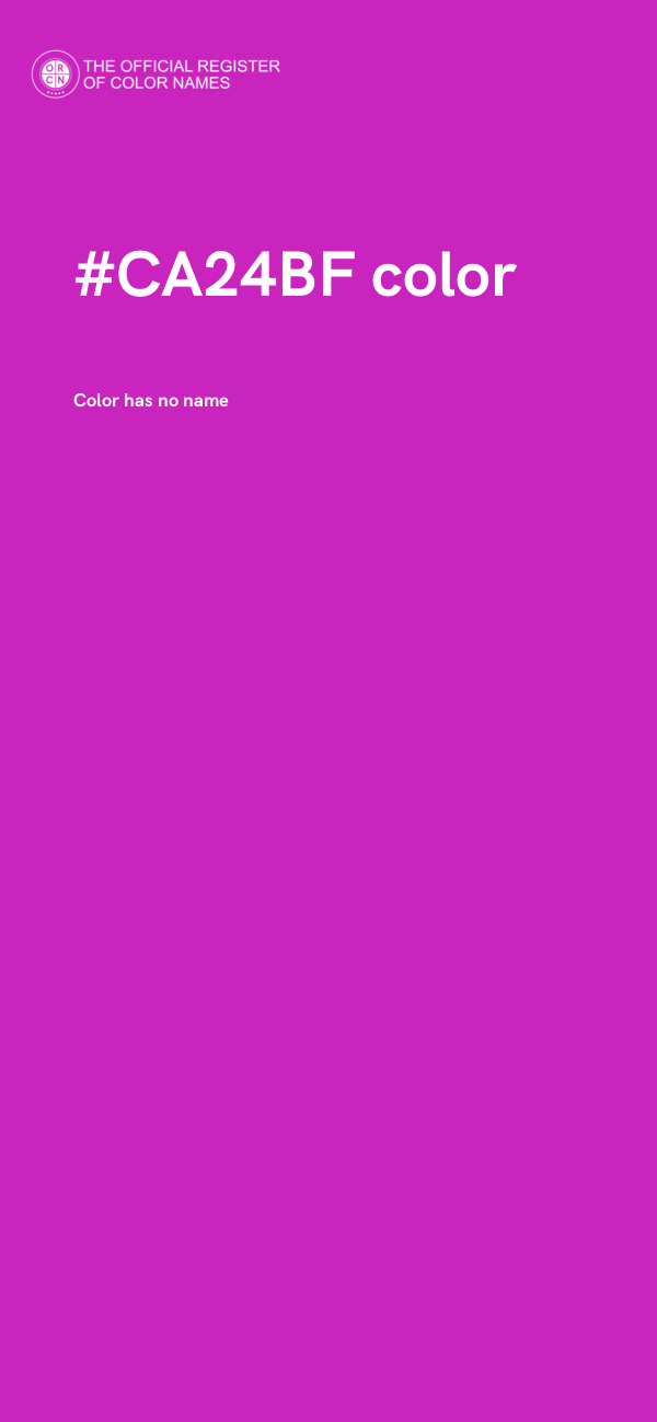 #CA24BF color image