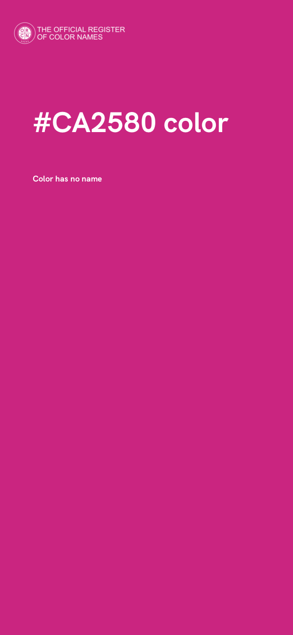 #CA2580 color image