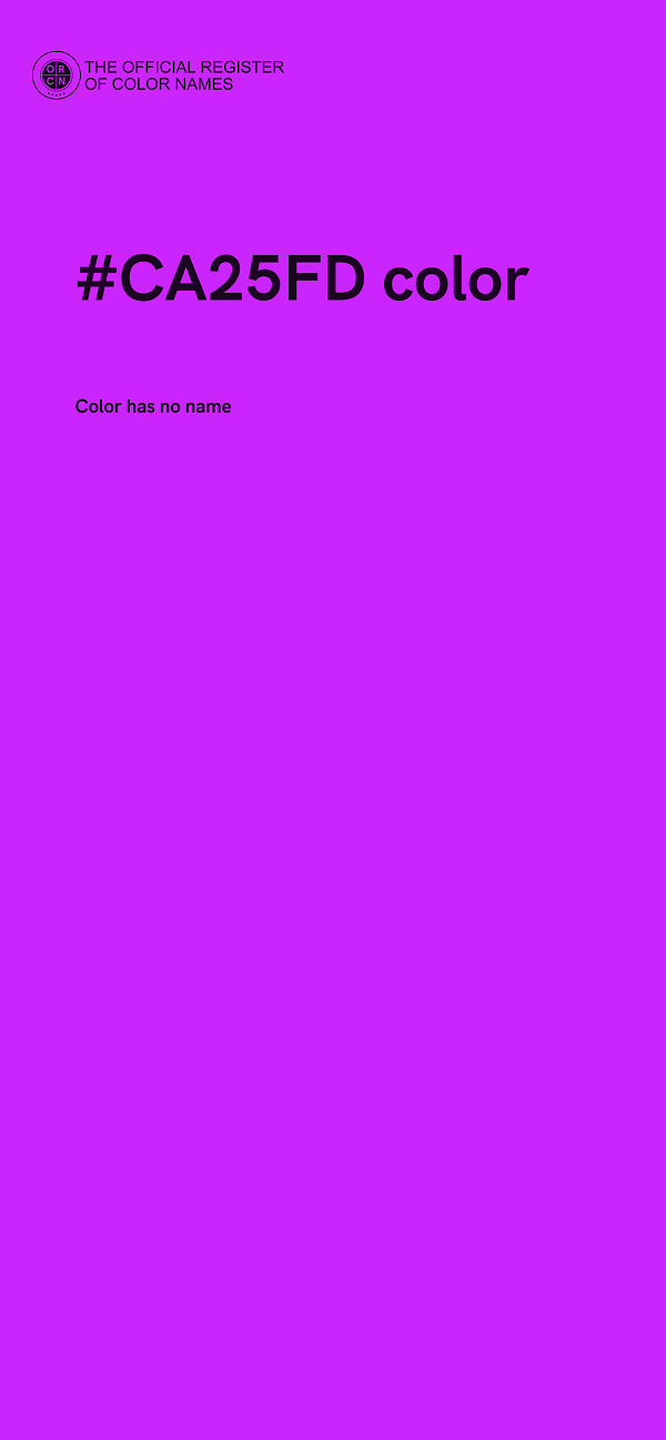 #CA25FD color image