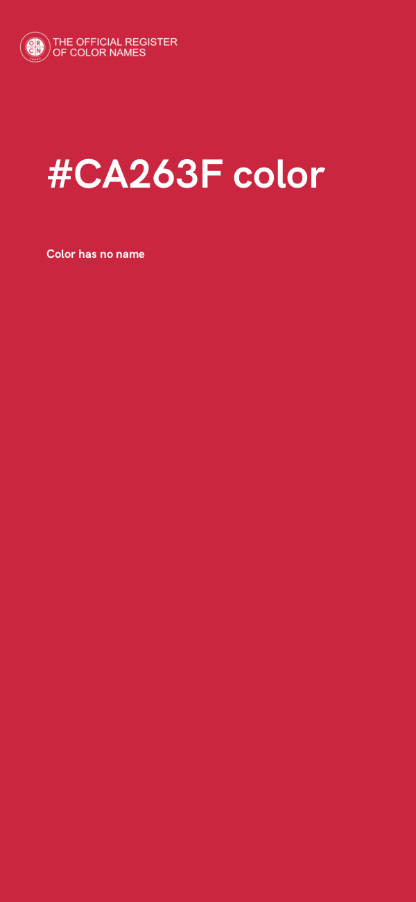 #CA263F color image