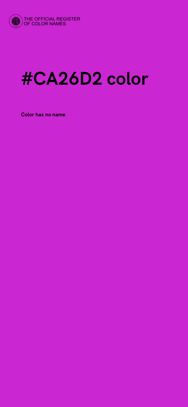 #CA26D2 color image