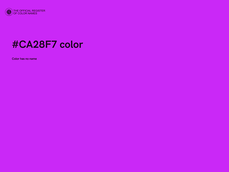 #CA28F7 color image