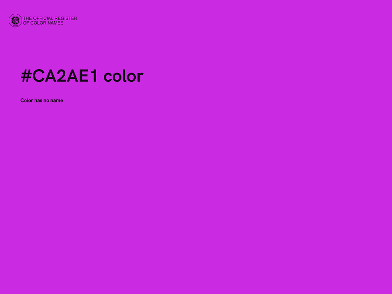 #CA2AE1 color image