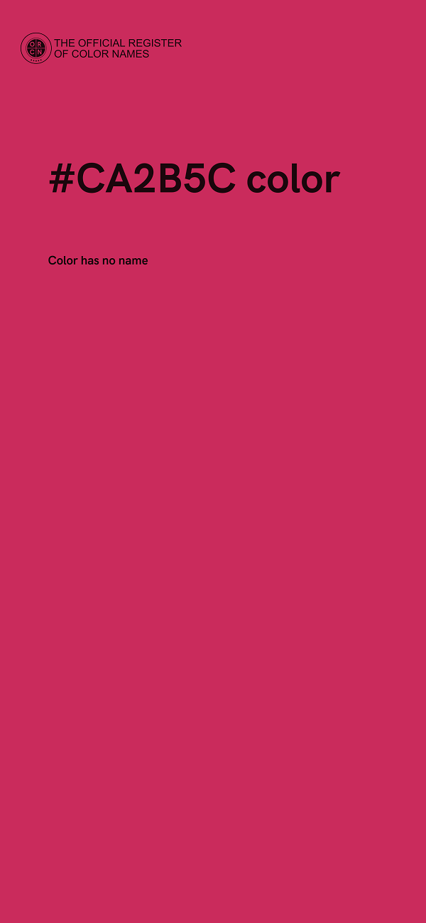 #CA2B5C color image