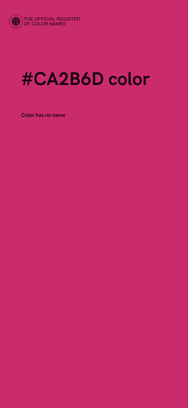 #CA2B6D color image