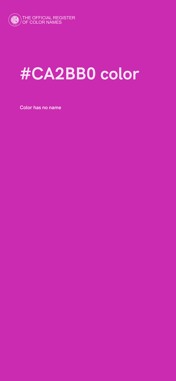 #CA2BB0 color image