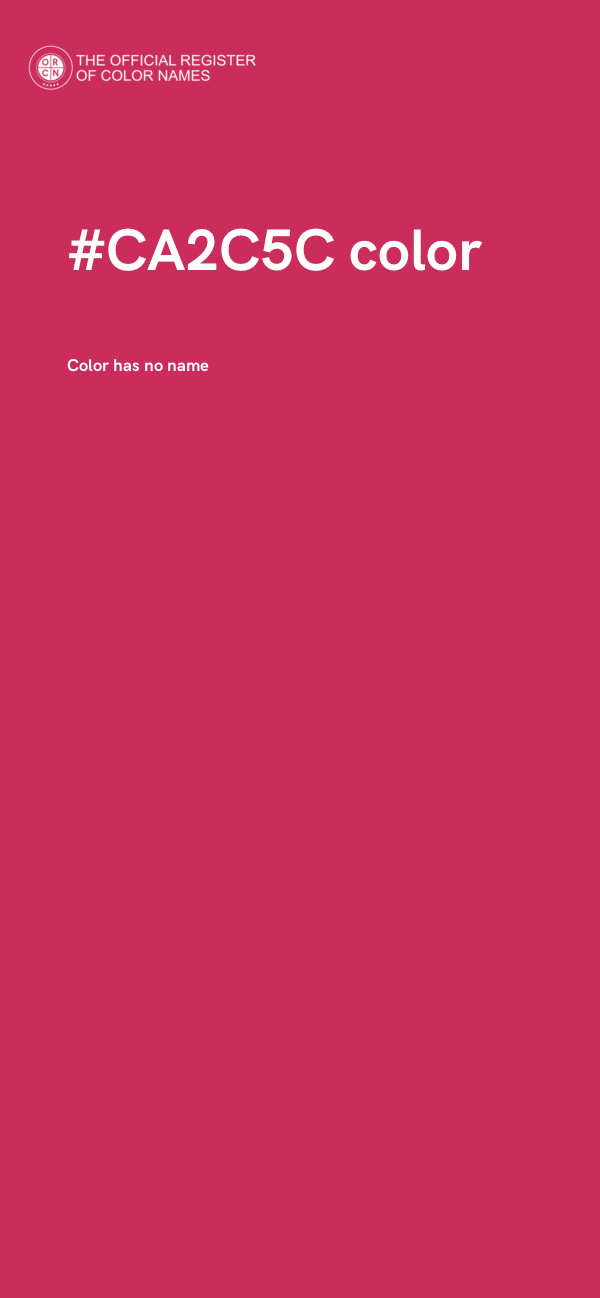 #CA2C5C color image