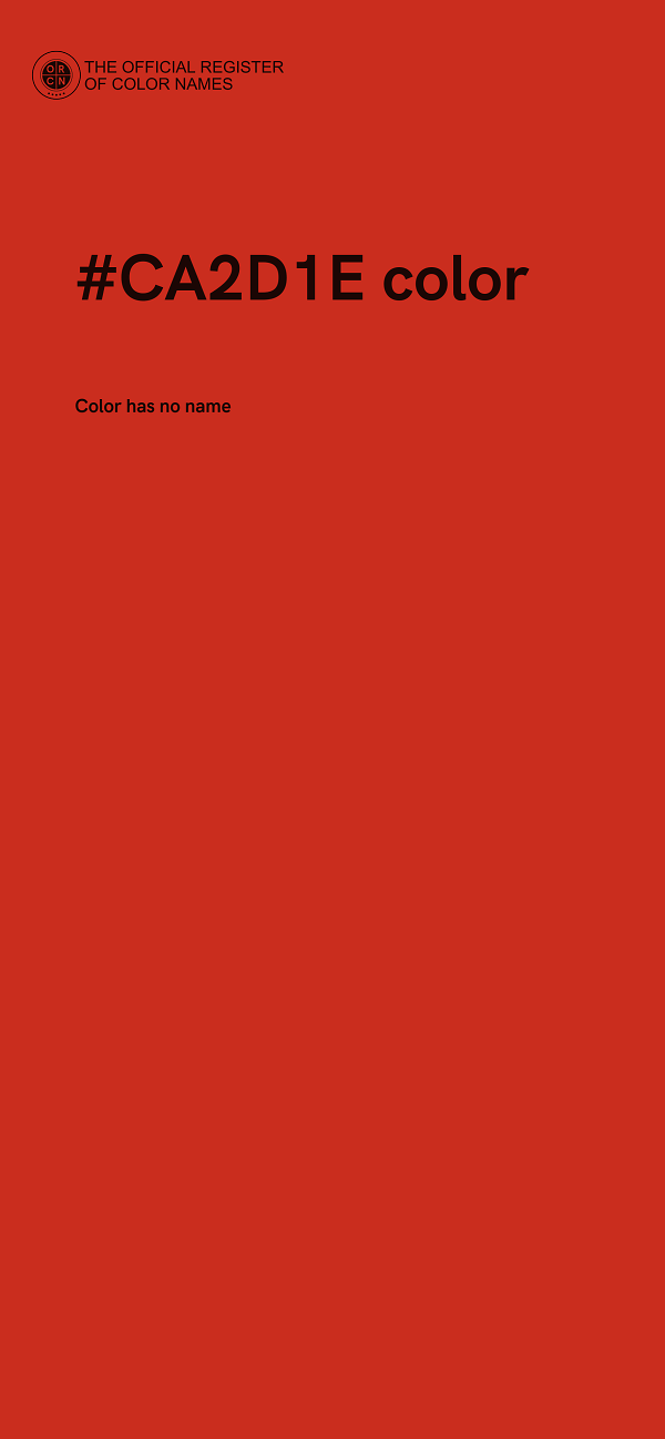 #CA2D1E color image