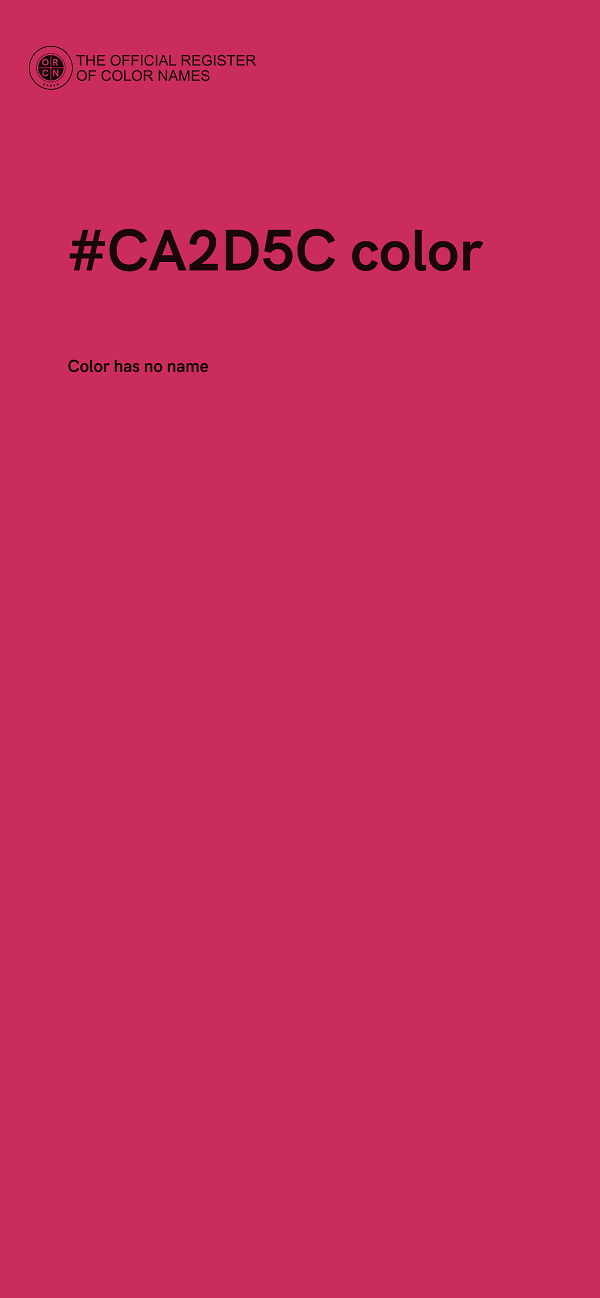 #CA2D5C color image