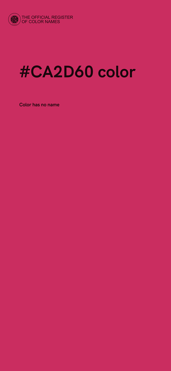 #CA2D60 color image
