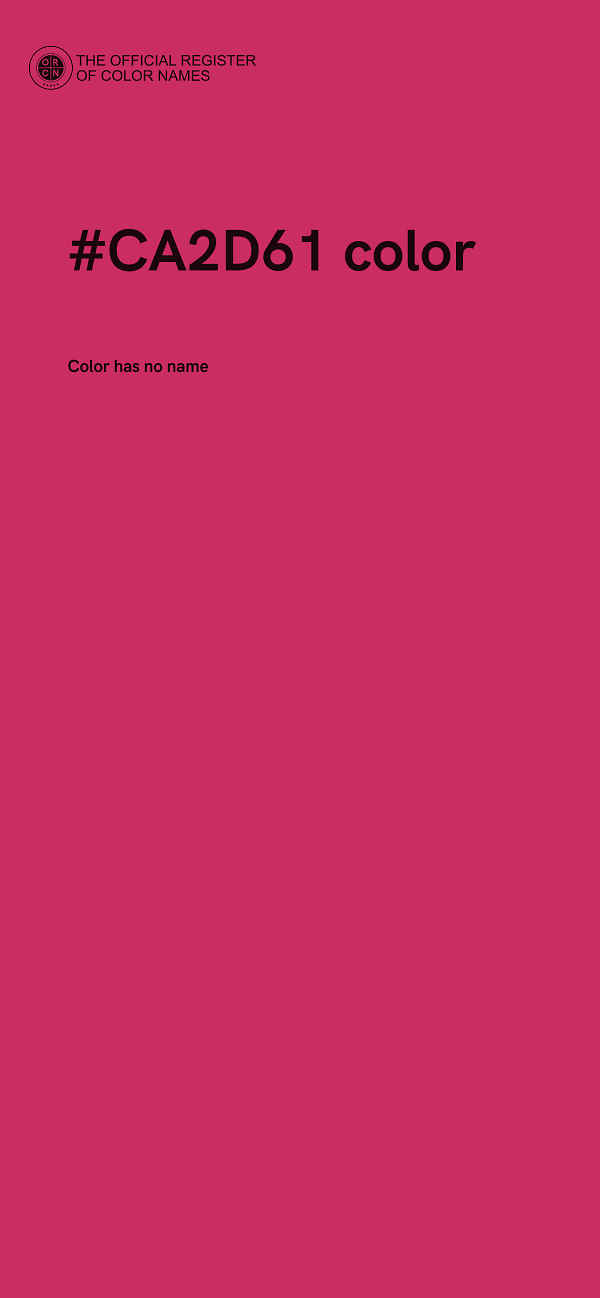 #CA2D61 color image