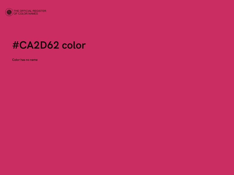 #CA2D62 color image