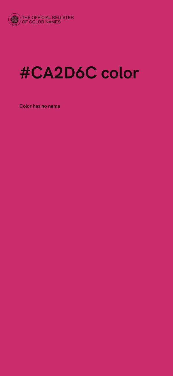 #CA2D6C color image